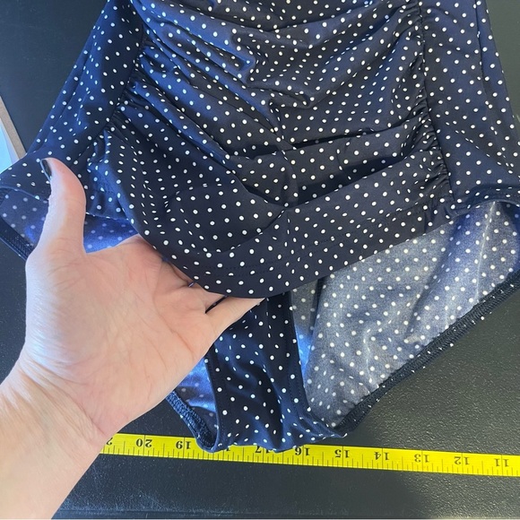 Miraclesuit Vintage Style Halter Polka Dot Swimsuit - Picture 6 of 7